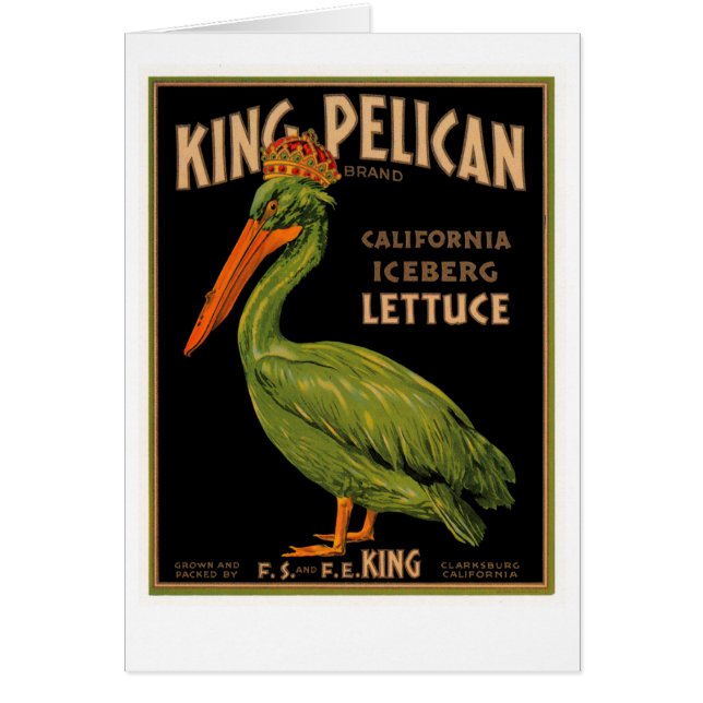Laitue de marque King Pelican (Devant)