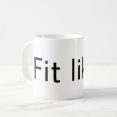 L'ajustement aiment ? Tasse (Devant gauche)