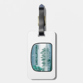 Lake Allatoona Georgia Herten Bagagelabel (Achterkant verticaal)