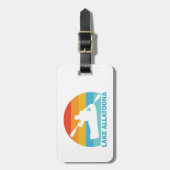 Lake Allatoona Georgia Kayak Bagagelabel (Voorkant verticaal)