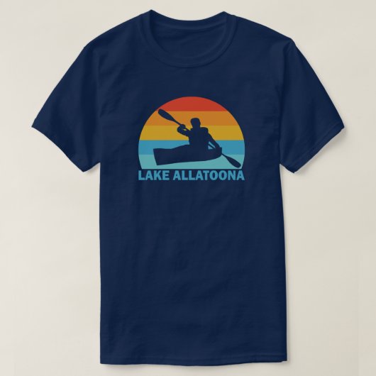 Lake Allatoona Georgia Kayak T-shirt (Design voorkant)