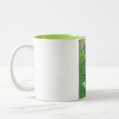 Lake Annecy,Haute-Savoie,frankrijk Tweekleurige Koffiemok (Links)