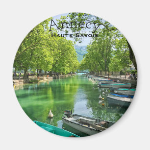 Lake Annecy, Haute-Savoie Round Magnet Magneet
