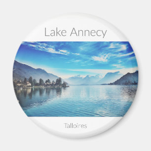 Lake Annecy, Haute-Savoie Round Magnet Magneet