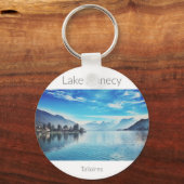 Lake Annecy, Talloires Keyring Sleutelhanger (Voorkant)