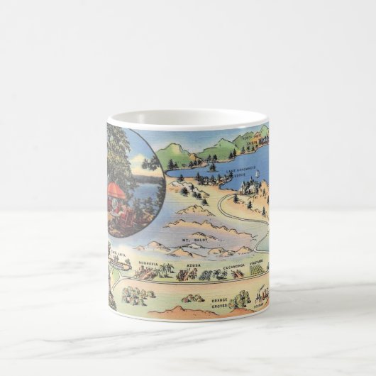 Lake Arrowhead Kaart Mok (Center)