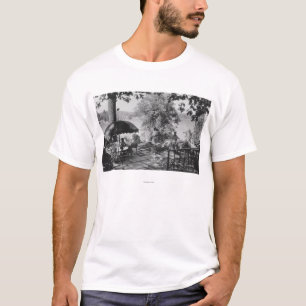 Lake Arrowiad, California Lodge Uitzicht & Terrace T-shirt