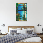 Lake Arrowiad ViewLake Arrowiad, CA Canvas Afdruk (Insitu (Slaapkamer))