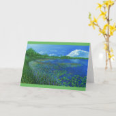 Lake Artemesia Wenskaart Kaart (Gele Bloem)