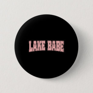 Lake Babe Leven Zomer Vakantie Strand Ronde Button 5,7 Cm