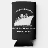 Lake Bachelor Custom Bachelorfeest Bach Can Houder (Achterkant)