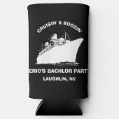 Lake Bachelor Custom Bachelorfeest Bach Can Houder (Voorkant)