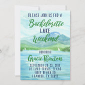 Lake Bachelorette Party Kaart (Voorkant)