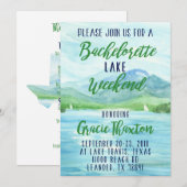 Lake Bachelorette Party Kaart (Voorkant / Achterkant)