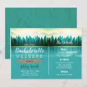 Lake bachelorette party uitnodiging (Voorkant / Achterkant)