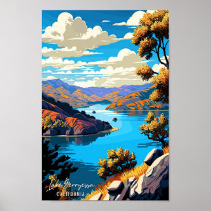 Lake Berryessa California Verenigde Staten Travel Poster