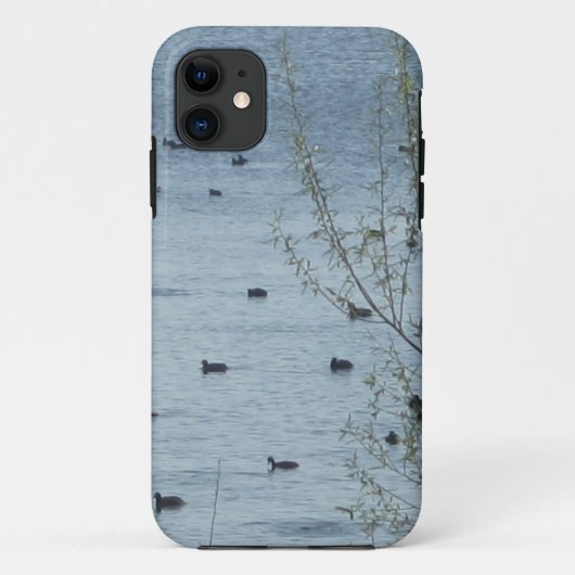 Lake Birds iPhone 5 à peine là Coque (Dos)