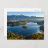 LAKE BLED, SLOVENIË BRIEFKAART (Voorkant / Achterkant)