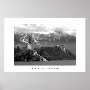 Lake Bled, Slovenië Poster