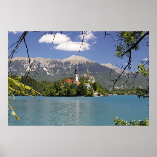 Lake Bled, Slovenië Poster (Voorkant)
