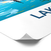 Lake Bled Slovenië Reisprint Poster (Hoek)