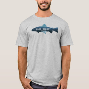 Lake Brandt North Carolina Visserij T-shirt