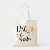 Lake Bum Life Sun Summer Tote Bag (Voorkant)