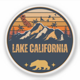Lake California, Californië Sticker