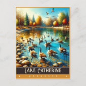 Lake Catherine, Arkansas | schilderij Briefkaart (Voorkant)