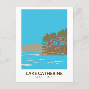 Lake Catherine State Park Arkansas Vintage Briefkaart
