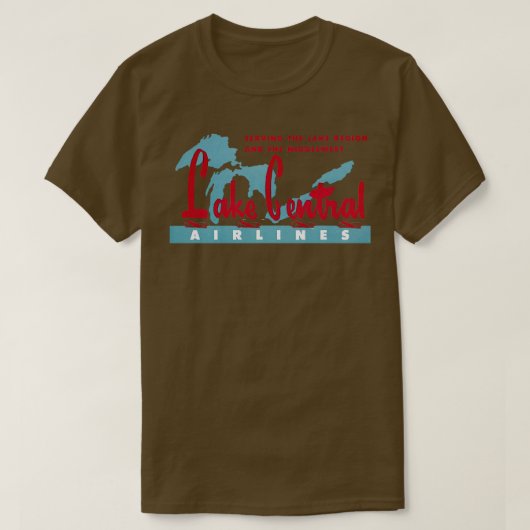 Lake Central Airlines 1950 TShirt (Design devant)