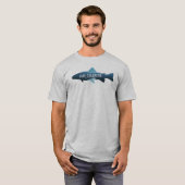 Lake Champlain New York Vermont Fish T-shirt (Voorkant volledig)