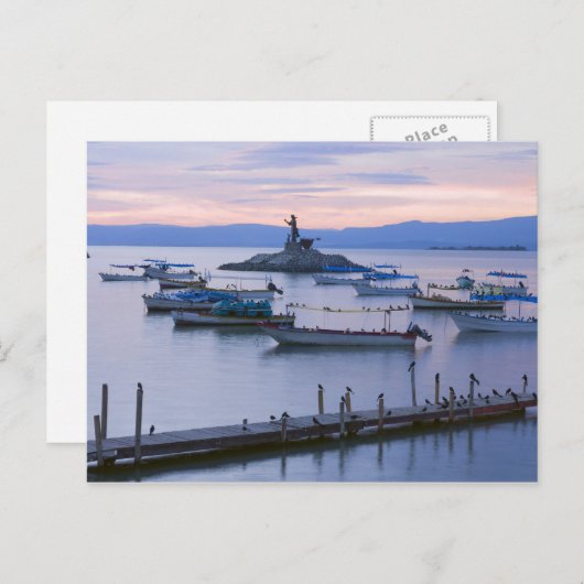Lake Chapala Islet en Pier Briefkaart (Voorkant / Achterkant)