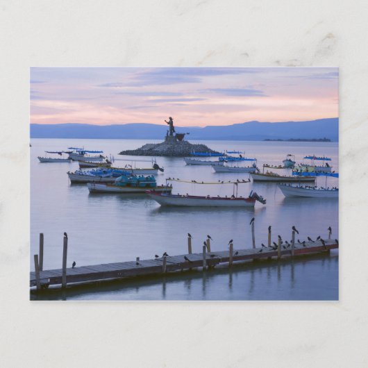 Lake Chapala Islet en Pier Briefkaart (Voorkant)