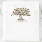 Lake Charles Pride Tree Rechthoekige Sticker (Tas)