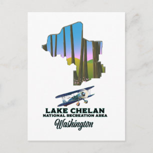 Lake Chelan National Recreation Area, Washington Briefkaart