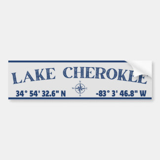 Lake Cherokee-Bumpersticker Bumpersticker
