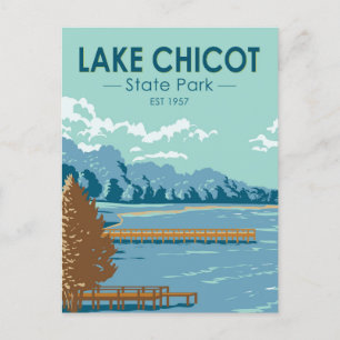 Lake Chicot State Park Arkansas  Briefkaart