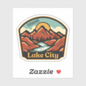 Lake City, Colorado Sticker (Vel)