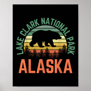 Lake Clark National Park Alaska Beer Wandelroute N Poster
