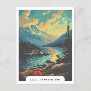 Lake Clark National Park, Alaska, Verenigde Staten Briefkaart