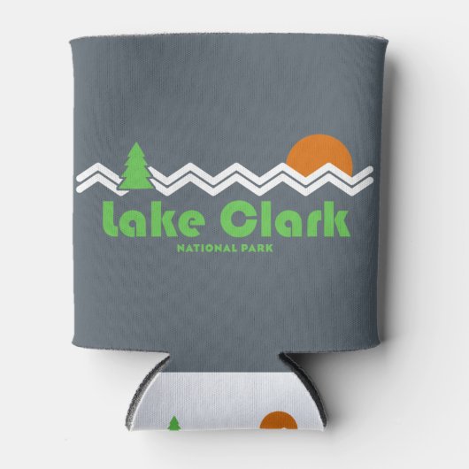 Lake Clark National Park Retro Blikjeskoeler (Voorkant)