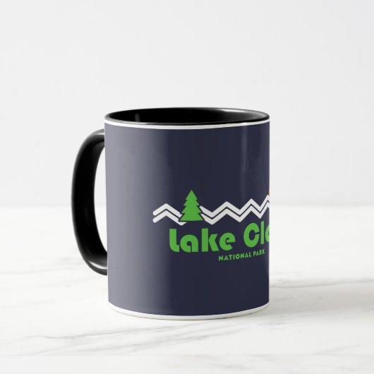Lake Clark National Park Retro Mok (Voorkant links)