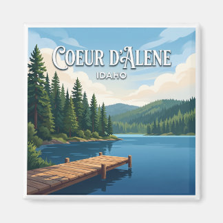 Lake Coeur d'Alene Idaho Magneet