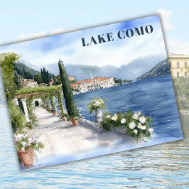Lake Como Italië Vakantie Europa Reizen Keepsake Briefkaart