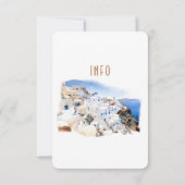 Lake Como Italy Destination Insert INFO Details Kaart (Achterkant)