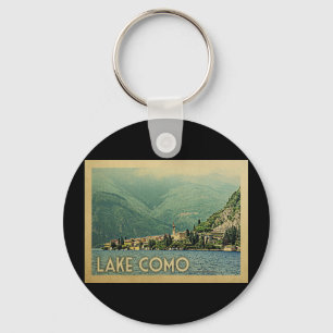 Lake Como Italy Vintage Travel Sleutelhanger
