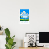 Lake Conroe Texas Reisprint Poster (Thuiskantoor)