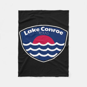 Lake Conroe Texas Vissen Fleece Deken