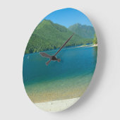Lake Cushman in Summer Clock Grote Klok (Hoek)